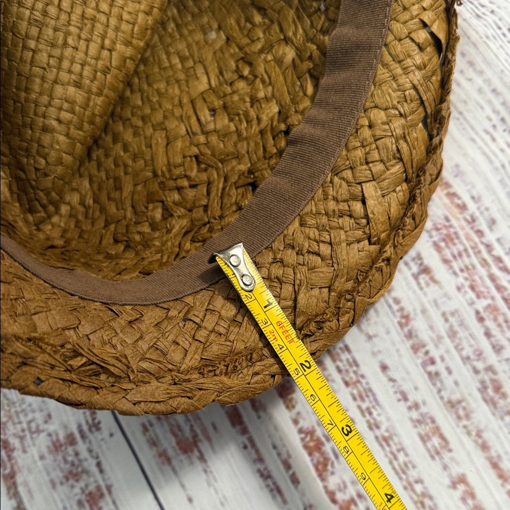 D&Y Brown Woven Fedora Hat - Picture 10 of 15